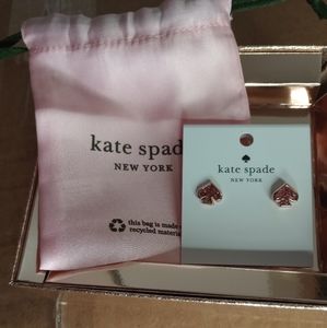 Kate Spade Pink sparkle Earrings